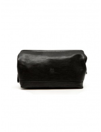 Il Bisonte beauty case in black leather online