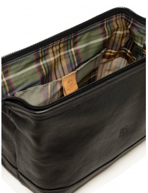 Il Bisonte beauty case in black leather buy online