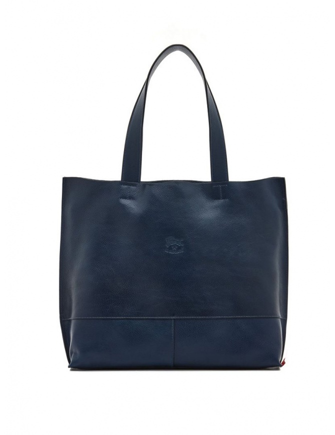 Il Bisonte Valentina shopping bag in blue leather BTO003PV0001 BLU BL146 Il Bisonte Valentina shopping bag in blue leather BTO003PV0001 BLU BL146 bags online shopping
