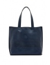 Il Bisonte Valentina shopping bag in blue leather buy online BTO003PV0001 BLU BL146