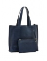 Il Bisonte Valentina shopping bag in blue leather shop online bags