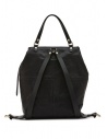 Il Bisonte Trappola black leather backpack BBA002PO0001 NERO BK180 price