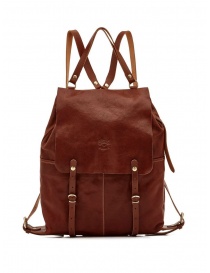 Il Bisonte Trappola zaino in pelle marrone BBA002PO0001 SEPPIA BW230 ordine online