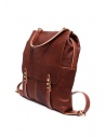 Il Bisonte Trappola brown leather backpack shop online bags