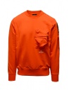 Parajumpers Sabre felpa arancione con tasca e portachiavi acquista online PMFLERE01 SABRE CARROT 729