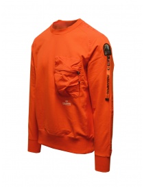 Parajumpers Sabre felpa arancione con tasca e portachiavi acquista online