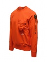 Parajumpers Sabre orange sweatshirt with pocket and key ring shop online men s knitwear