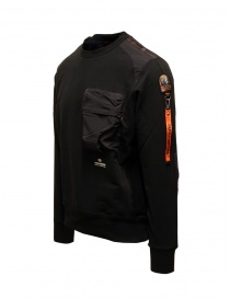 Parajumpers Sabre felpa nera con tasca e portachiavi prezzo