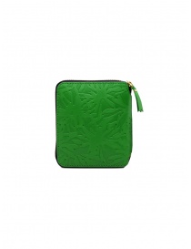 Comme des Garçons Embossed Forest portafoglio compatto verde portafogli acquista online