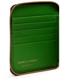 Comme des Garçons Embossed Forest portafoglio compatto verde portafogli prezzo
