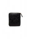 Comme des Garçons Embossed Forest portafoglio in pelle nera medioshop online portafogli