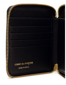 Comme des Garçons Embossed Forest portafoglio in pelle nera medio portafogli acquista online