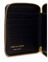 Comme des Garçons Embossed Forest portafoglio in pelle nera medio BLK EMB.FOREST SA2100EF BLACK acquista online