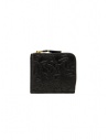 Comme des Garçons SA3100EF Embossed Forest piccolo portafoglio nero acquista online BLK EMB.FOREST SA3100EF BLACK