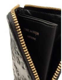 Comme des Garçons SA3100EF Embossed Forest piccolo portafoglio nero portafogli acquista online