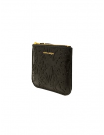 Comme des Garçons Embossed Forest black pouch SA8100EF