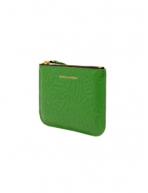 Comme des Garçons Embossed Forest portamonete a busta verde SA8100EF prezzo
