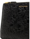 Comme des Garçons Embossed Forest busta in pelle nera SA5100EFshop online portafogli