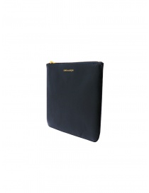 Comme des Garçons SA5100 busta media in pelle blu navy prezzo