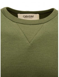 QBISM olive green sweatshirt with jeans patch men s knitwear buy online