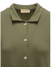 Ma'ry'ya vestito polo lungo verde militare abiti donna acquista online