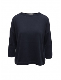 Ma'ry'ya blue boxy sweater in cotton and cashmere online