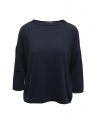 Ma'ry'ya maglia boxy blu in cotone e cashmere acquista online YGK016 4NAVY