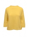 Ma'ry'ya maglia boxy in cotone e cashmere gialla acquista online YGK016 9HONEY