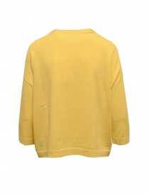 Ma'ry'ya maglia boxy in cotone e cashmere gialla acquista online