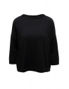 Ma'ry'ya boxy sweater in black cotton and cashmere buy online YGK016 5BLACK