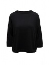 Ma'ry'ya maglia boxy in cotone e cashmere nera acquista online YGK016 5BLACK