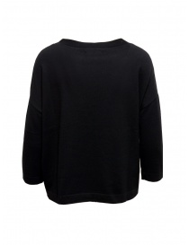 Ma'ry'ya maglia boxy in cotone e cashmere nera acquista online