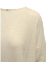 Ma'ry'ya boxy t-shirt in lino bianco naturale YGJ095 1WHITE prezzo