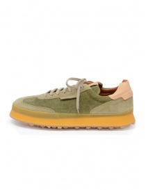 Shoto Dorf scarpa stringata in suede verde prezzo