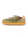 Shoto Dorf scarpa stringata in suede verde 1209 DORF OLMO-CANES.CANAPA prezzo