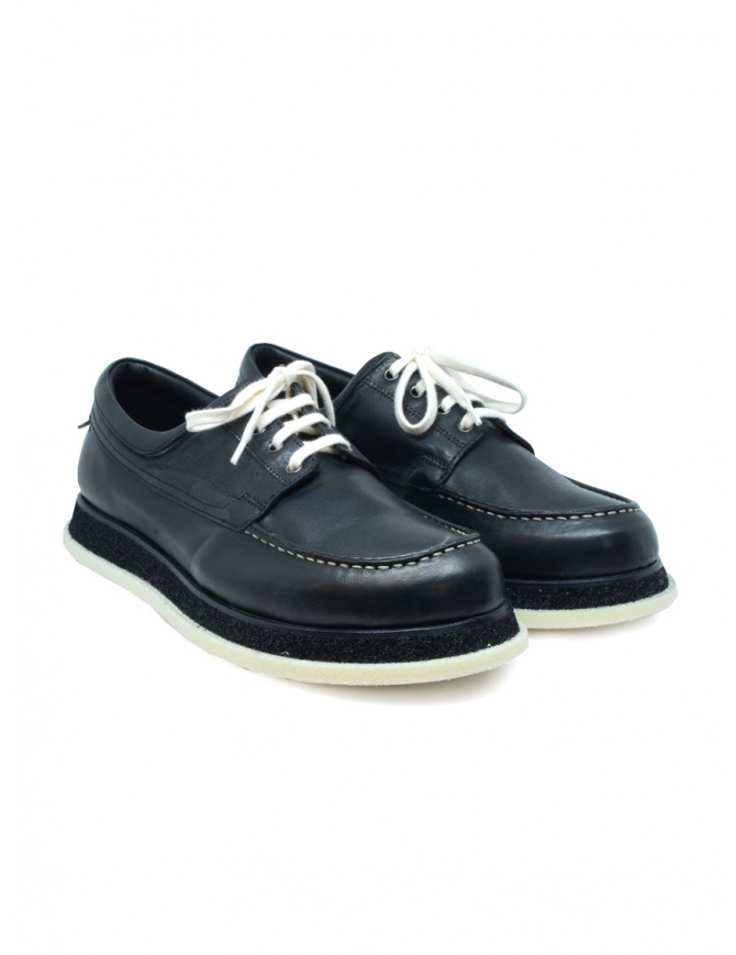 Shoto black lace-up shoes in horse leather 6402 HORSE NAPPA NERO GOMMA Shoto black lace-up shoes in horse leather 6402 HORSE NAPPA NERO GOMMA mens shoes online shopping