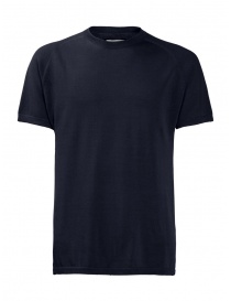 Monobi Icy Cotton H-15 Wholgarment navy blue T-shirt price