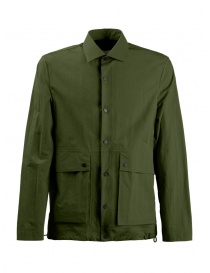 Camicie uomo online: Monobi Eco Pop giacca camicia verde foresta