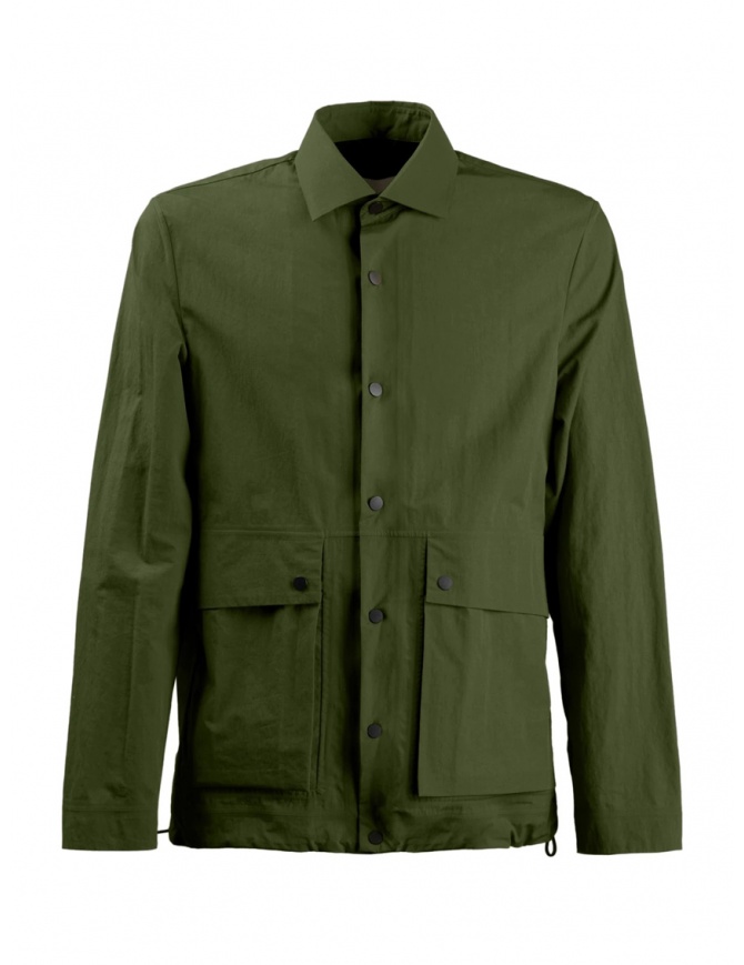 Monobi Eco Pop giacca camicia verde foresta 11176121 F 10897 FOREST GREEN