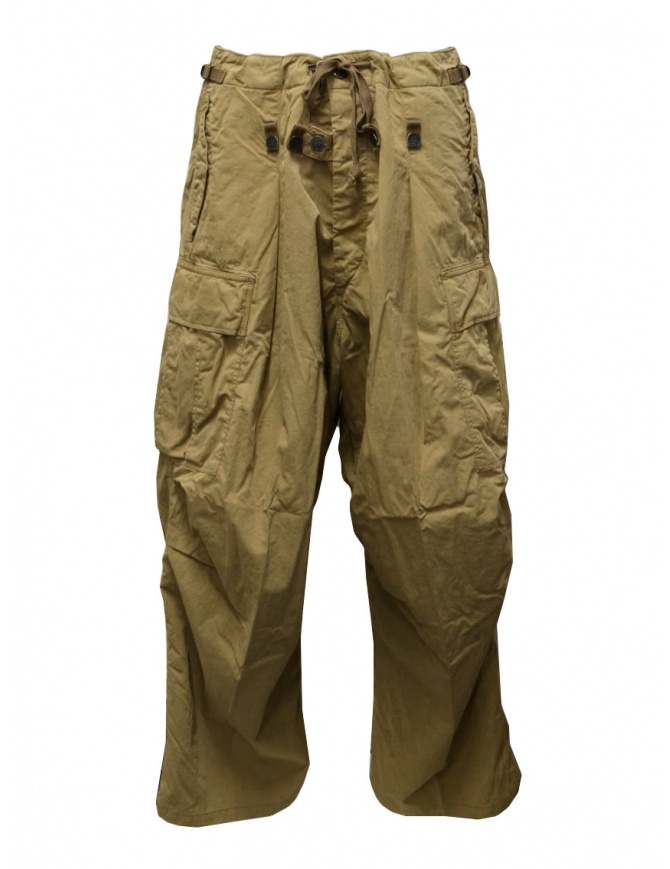 Kapital pantaloni cargo Jumbo multitasche beige EK-624 BEIGE pantaloni uomo online shopping