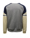 QBISM grey blue and beige color block sweatshirt STYLE 13 BEIGE/GREY/NAVY price
