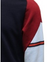 QBISM blue, light blue and burgundy red sweatshirt STYLE 14 RED/NAVY/SKY price
