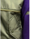 QBISM purple and green hooded sweatshirt STYLE 02 PURPLE/OLIVE price