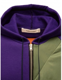 QBISM purple and green hooded sweatshirt men s knitwear buy online