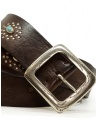 Post & Co leather belt with studs and turquoise stones 204 VIN ESPRESSO price