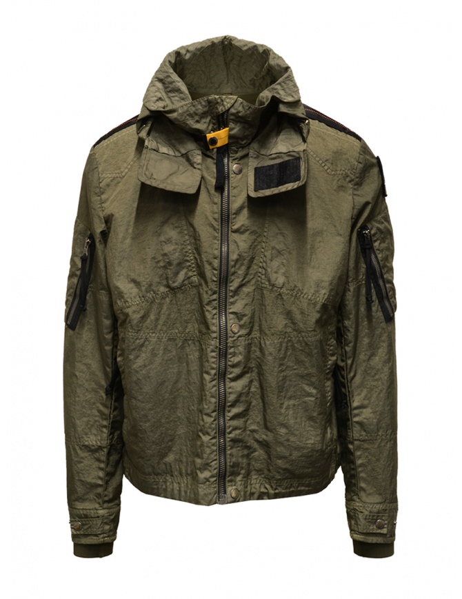 Parajumpers Neptune giacca multitasche verde militare PMJCKPR02 NEPTUNE FISHERMAN 761 giubbini uomo online shopping