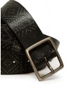 Post & Co black leather belt with micro-studs 8818 VIN NERO price