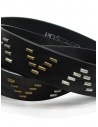 Post & Co black leather belt with V pattern 8865 VIN NERO price