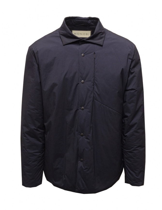 Monobi camicia imbottita blu navy 10831213 F 5020 NAVY BLUE camicie uomo online shopping