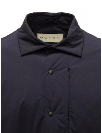 Monobi camicia imbottita blu navy camicie uomo acquista online